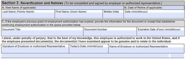 Tandem HR, Form I-9